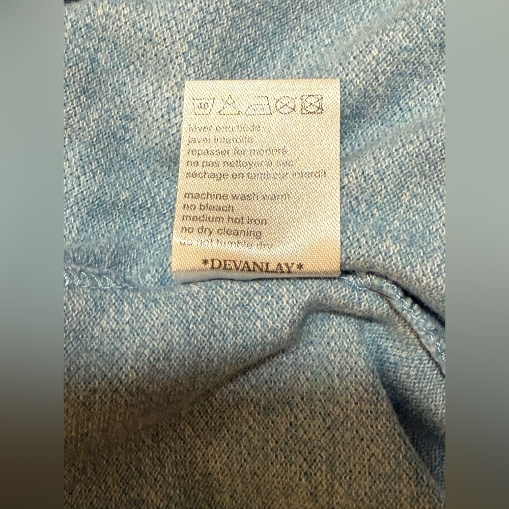 Vintage Lightly Worn Light Blue Men’s Classic Fit Lacoste Polo Size 4 - Picture 11 of 11